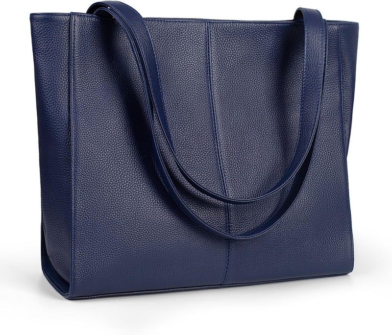 befen Genuine Leather Tote Bag for Women Work, Women's Leather Shoulder Bags Purses Satchel Handbags with Laptop Compartment - Image 1